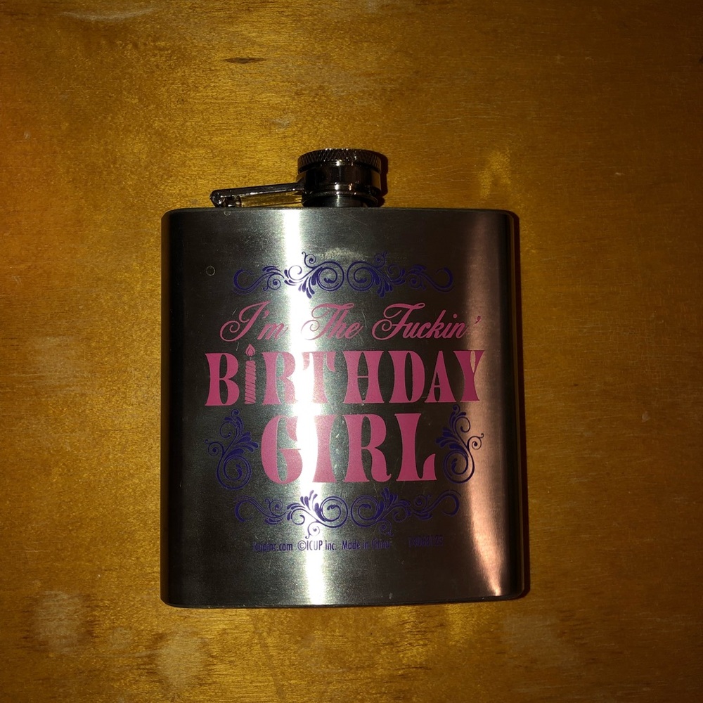 Birthday Girl Flask